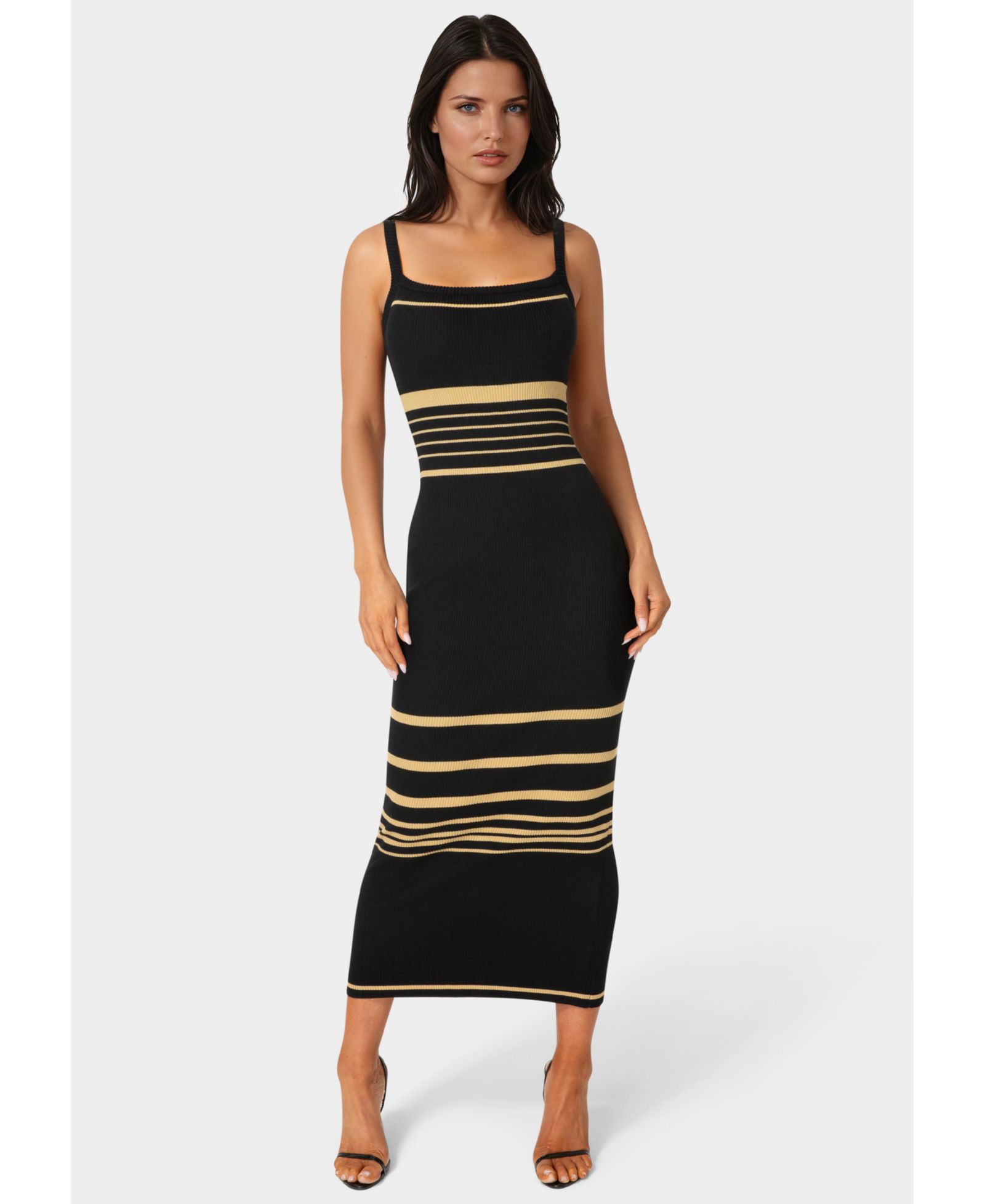 Bebe Женское платье Maxi Dress Illusion Sweater Bodycon
