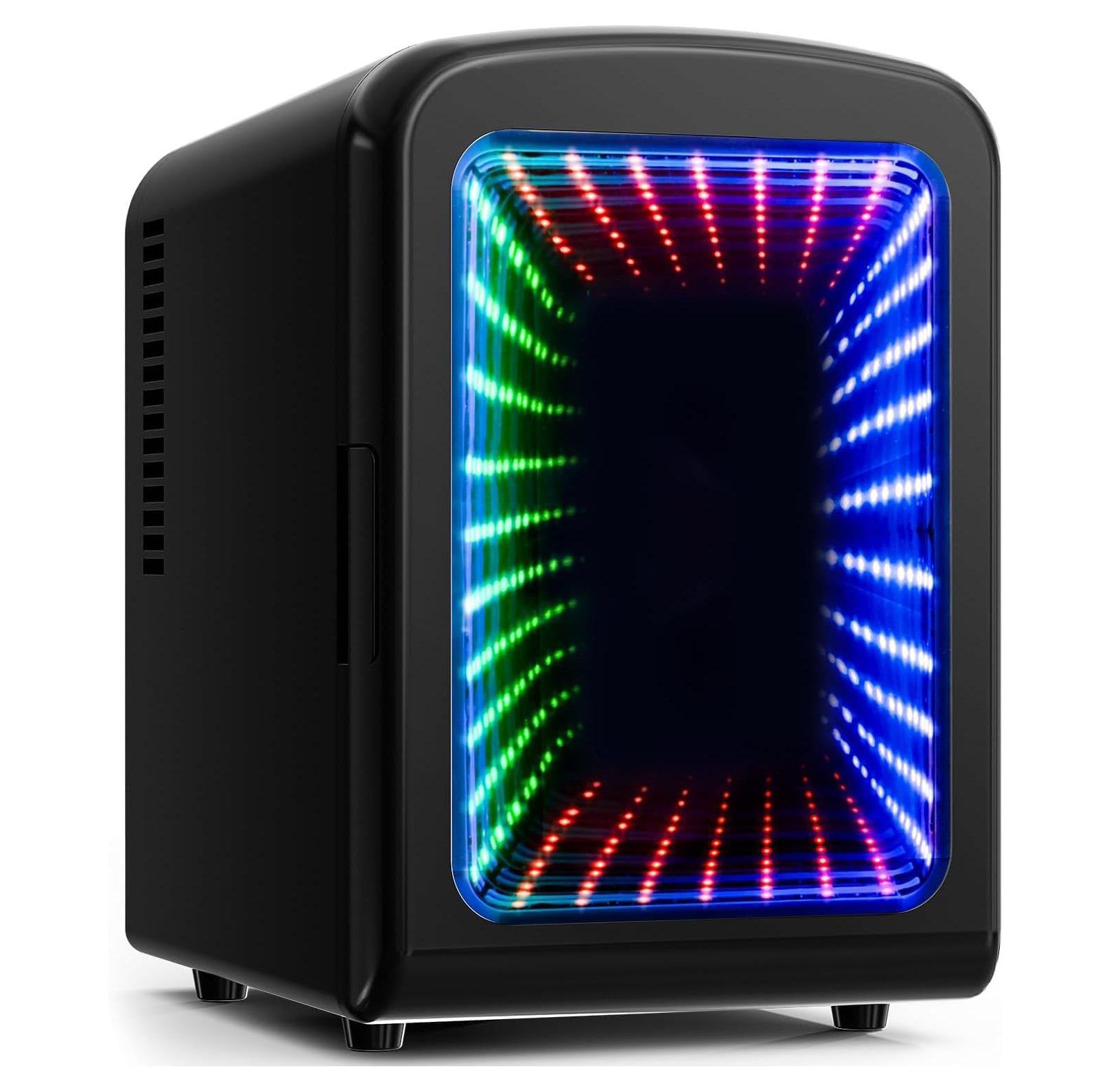 Antarctic Star 4L Portable Mini Fridge with Vibrant LED Gaming Lights
