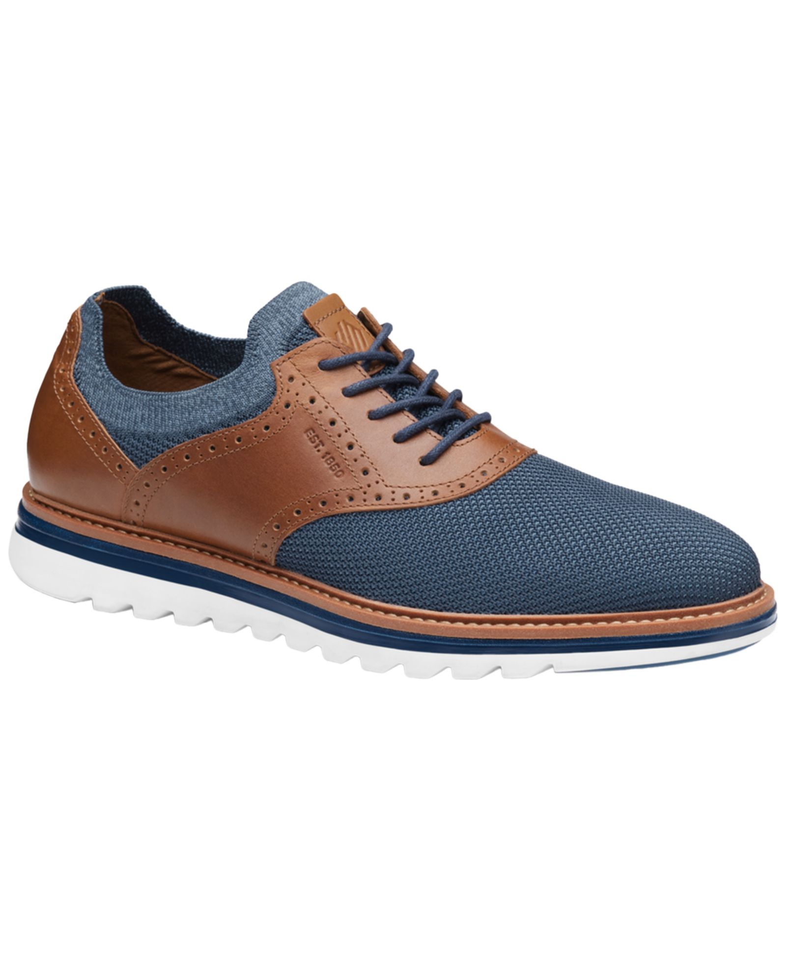 Johnston & Murphy Men's Braxton Knit Saddle