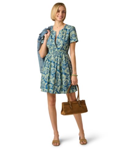 Adrianna Papell Women's Split V-Neck Dress