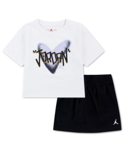 Jordan Детский набор из футболки и шорт Heart Jordan, 2-piece set, 4-6X
