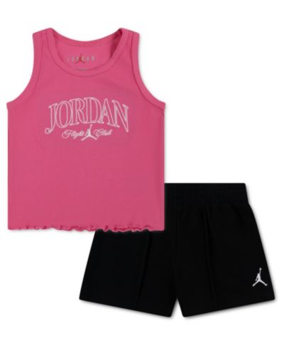 Детский комплект Jordan 2-Piece: трикотажная майка и шорты с защипами