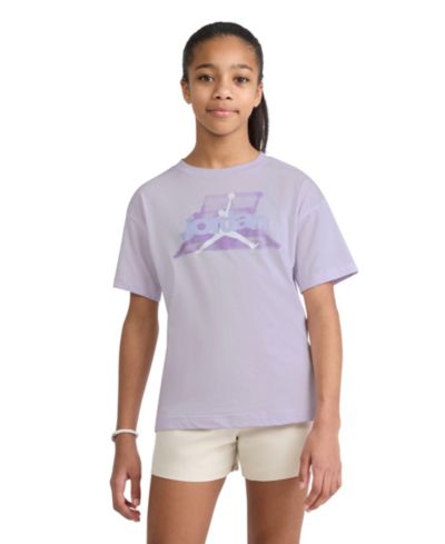 Jordan Girls' 7-16 Bow Short-Sleeve T-Shirt