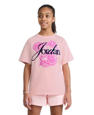 Jordan Girls' 7-16 Floral Flight T-Shirt