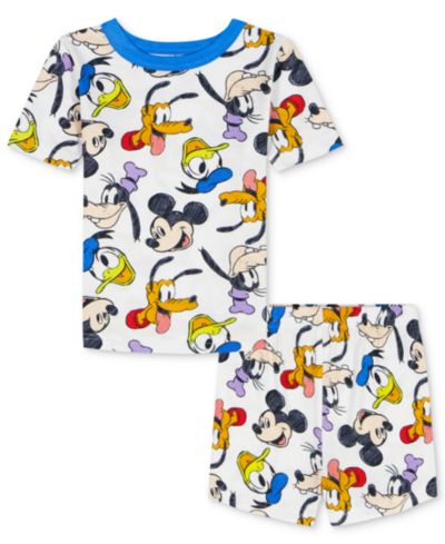 Детский набор Mickey Mouse: футболка с коротким рукавом и шорты, 2 части, размер 2T-4T