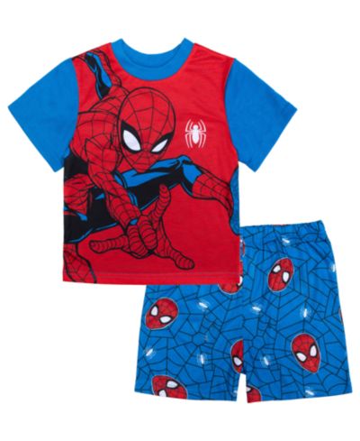 Spider-Man Детский комплект из футболки и шорт с принтом, 2 предмета