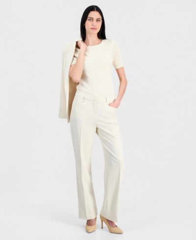 Брюки Tahari ASL Women's Pebble Crepe Flare