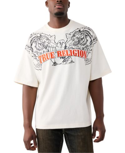 True Religion Men's Tiger Logo Short-Sleeve T-Shirt