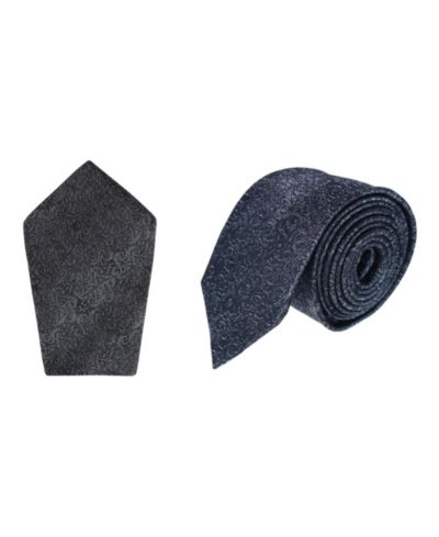 TRAFALGAR Мужской Esteban Scrolling Vines Silk Necktie and Pocket Square Bundle