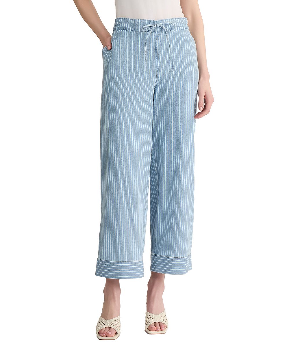 Jones New York Women's High-Rise Ankle-Length Cotton Pants