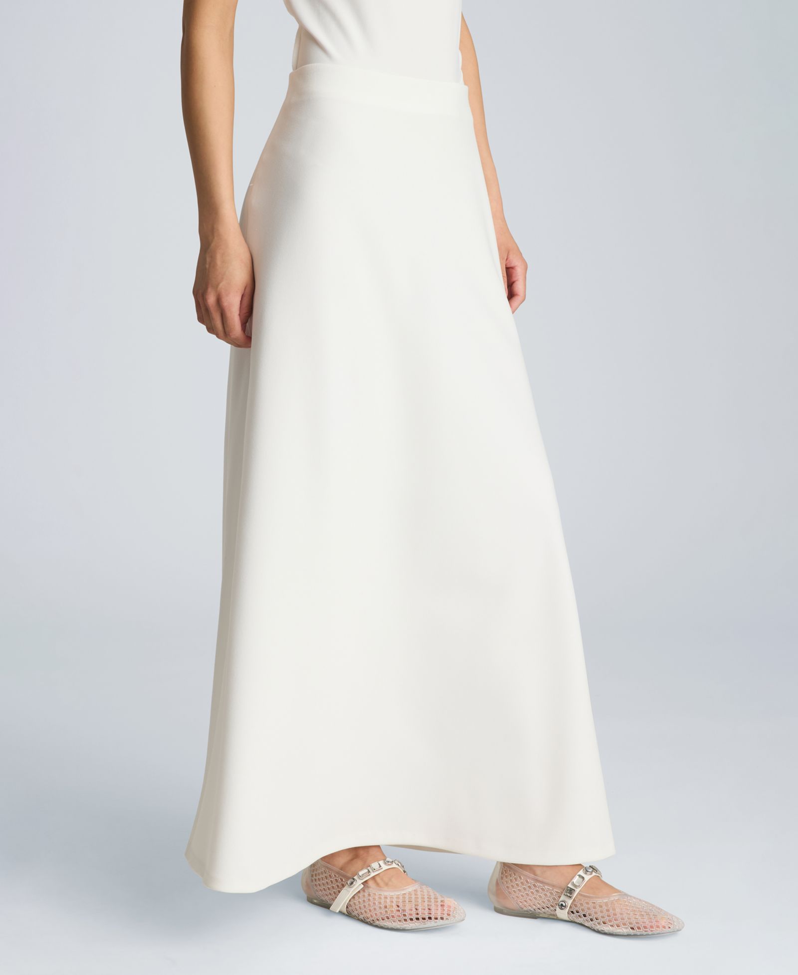 Kenneth Cole Women's Pull-On Bias Flared Maxi Skirt
