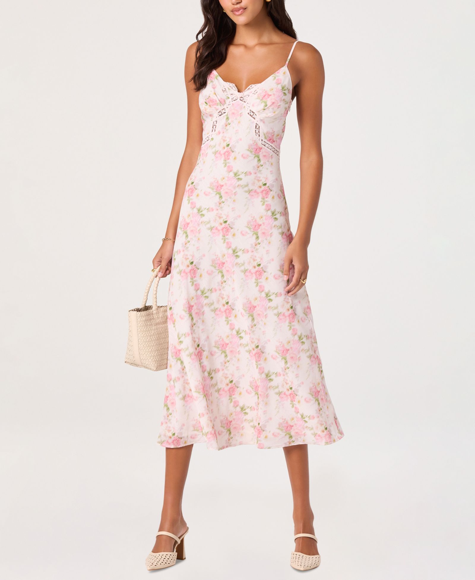 Платье ASTR the Label Women's V-Neck Sleeveless