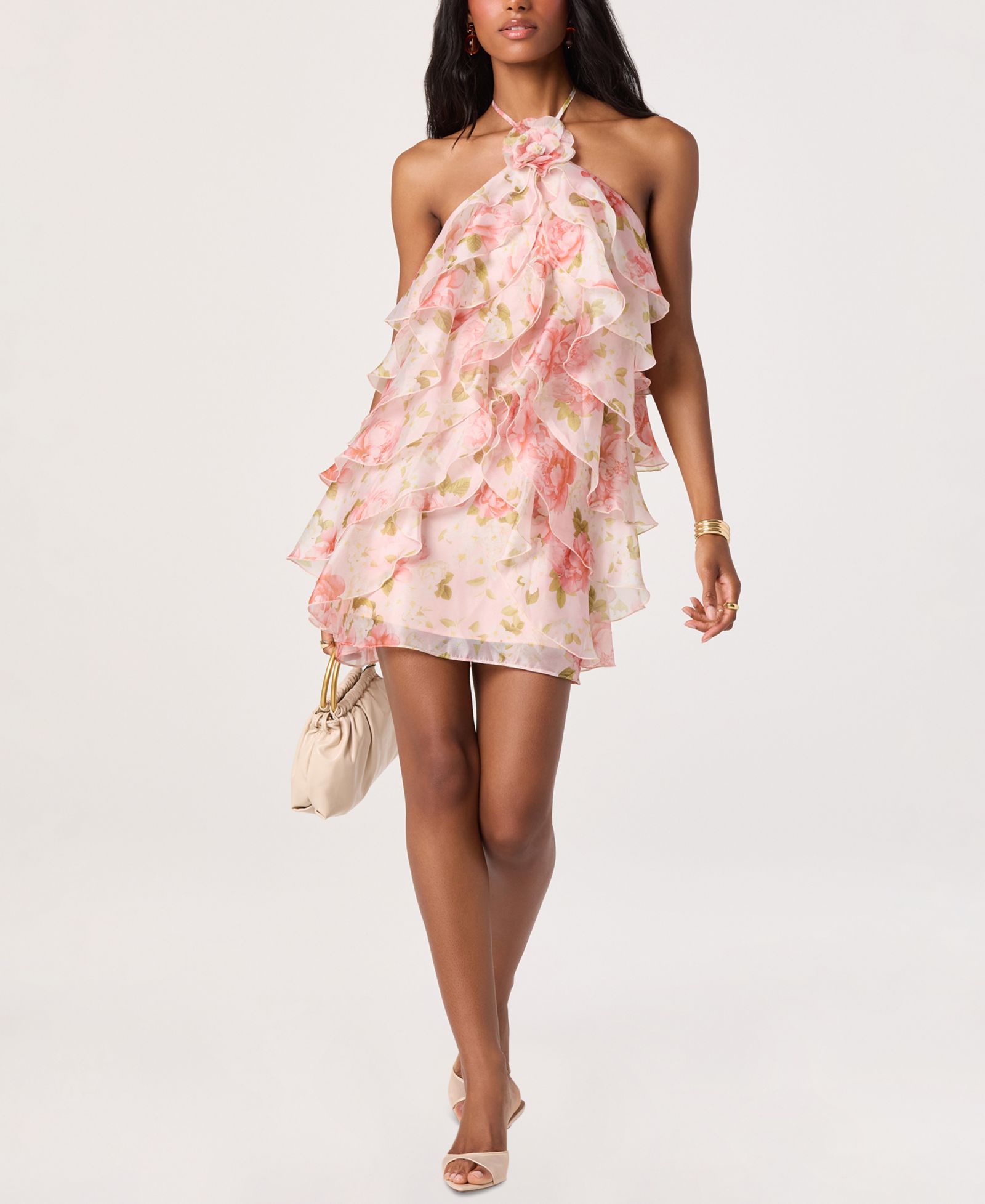 Женское платье ASTR the Label Halter Neck