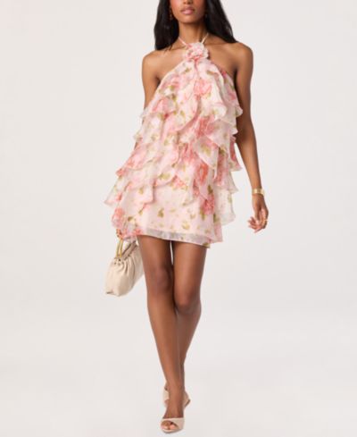 ASTR the Label Women's Halter Neck Dress