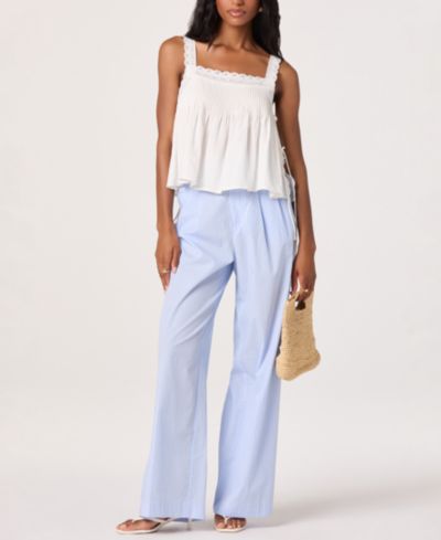 ASTR the Label Women's Side-Tie Sleeveless Top