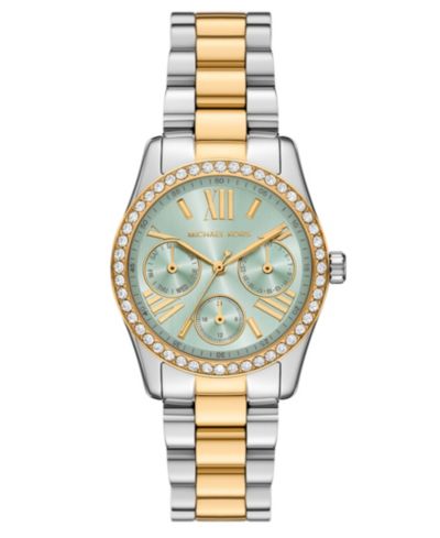 Женские часы Michael Kors Lexington Quartz Multifunction Two-Tone Stainless Steel 34mm