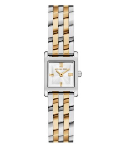 Женские часы Georgie Quartz двухцветные из нержавеющей стали 19mm