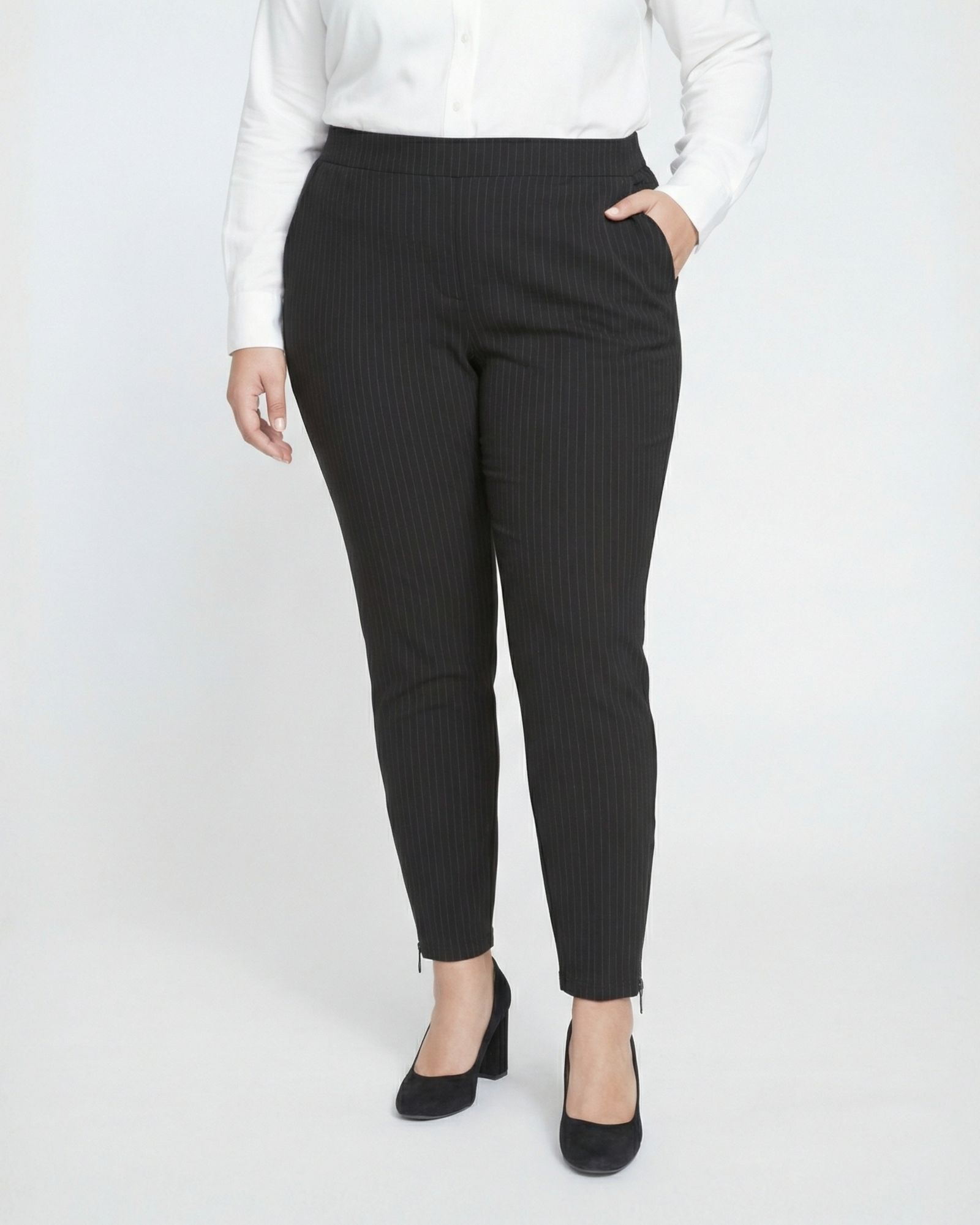 Женские брюки Universal Standard Plus Size Moro Pocket из ткани Ponte