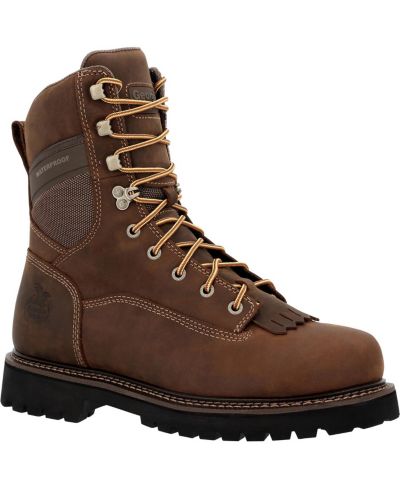 GEORGIA BOOT Men's Core Low Heel Waterproof Logger Work Boot