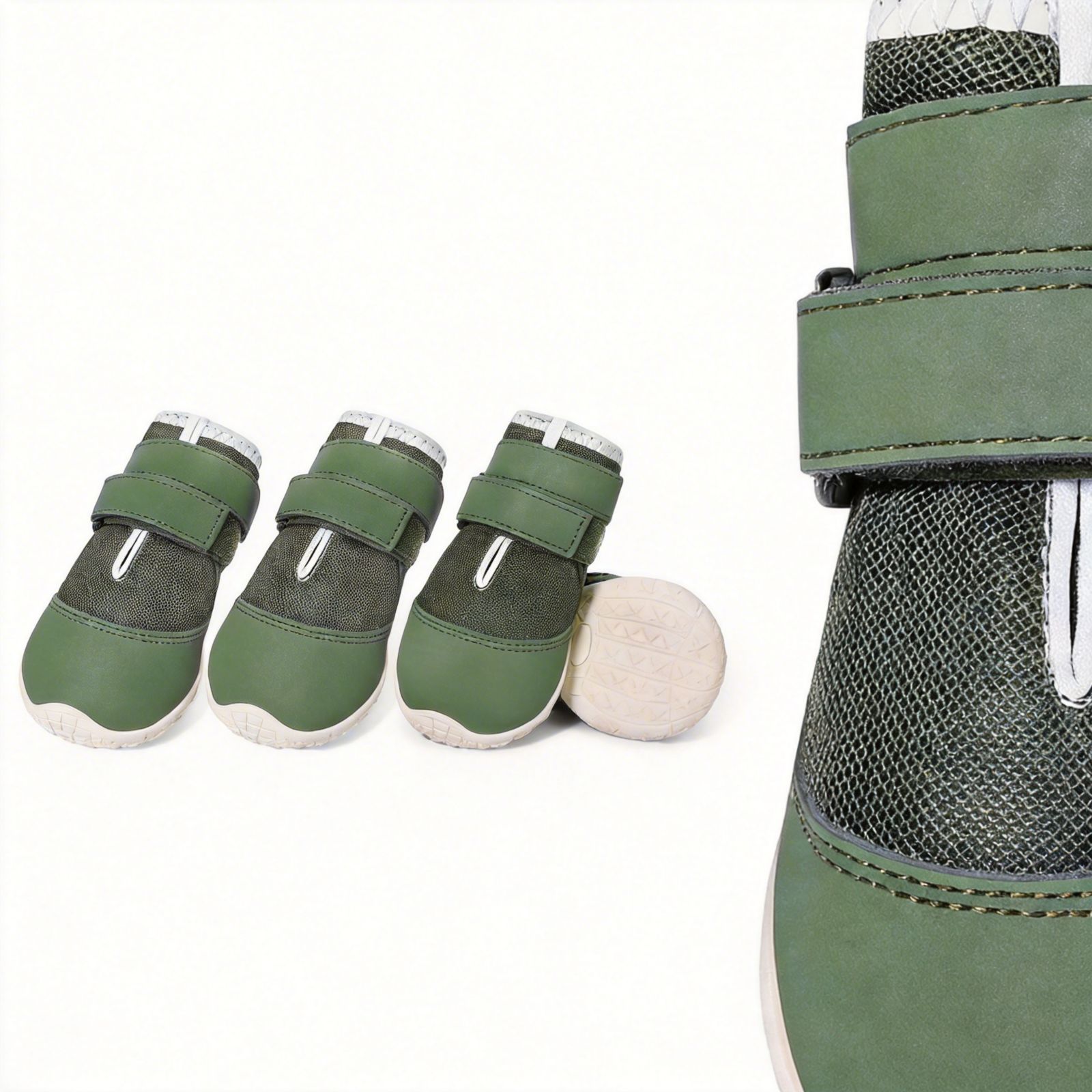 ARONKL Dog Boots for Large Dogs - Breathable, Waterproof, Anti-Slip, Hiking
