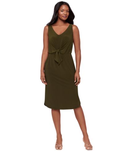 Женское платье Body by Miraclesuit V-Neck Sleeveless Shaping Dress