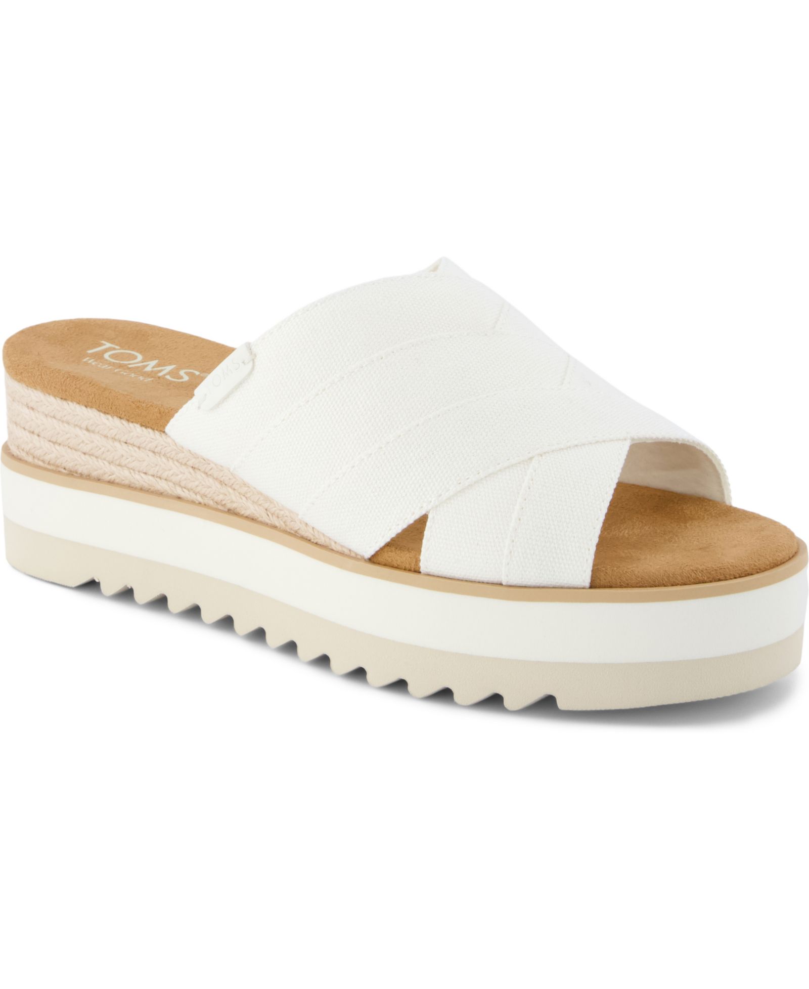 TOMS Women's Diana Crossover Mule Wedge Sandal
