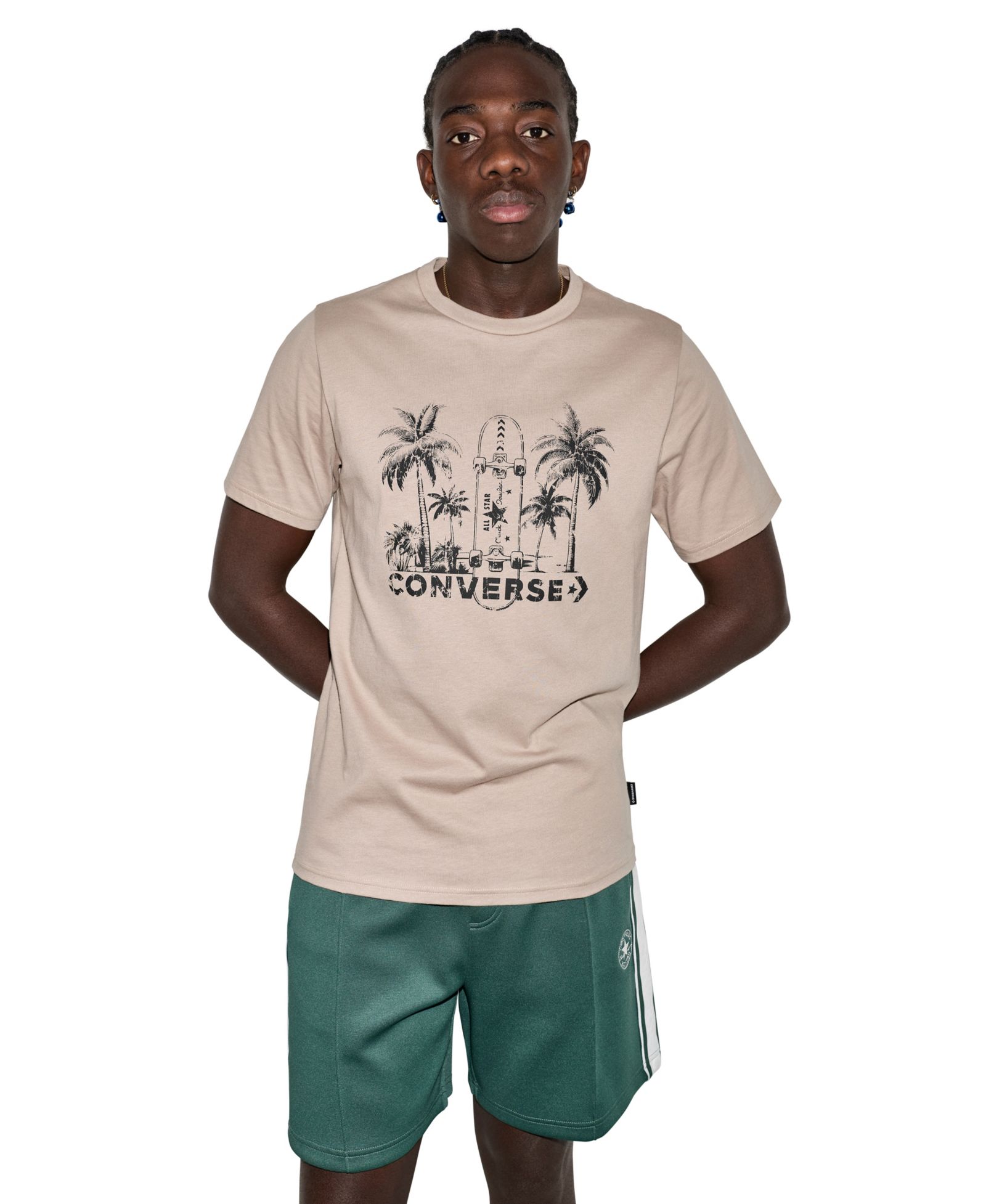 Converse Men's Echo Palms Skate Short-Sleeve T-Shirt