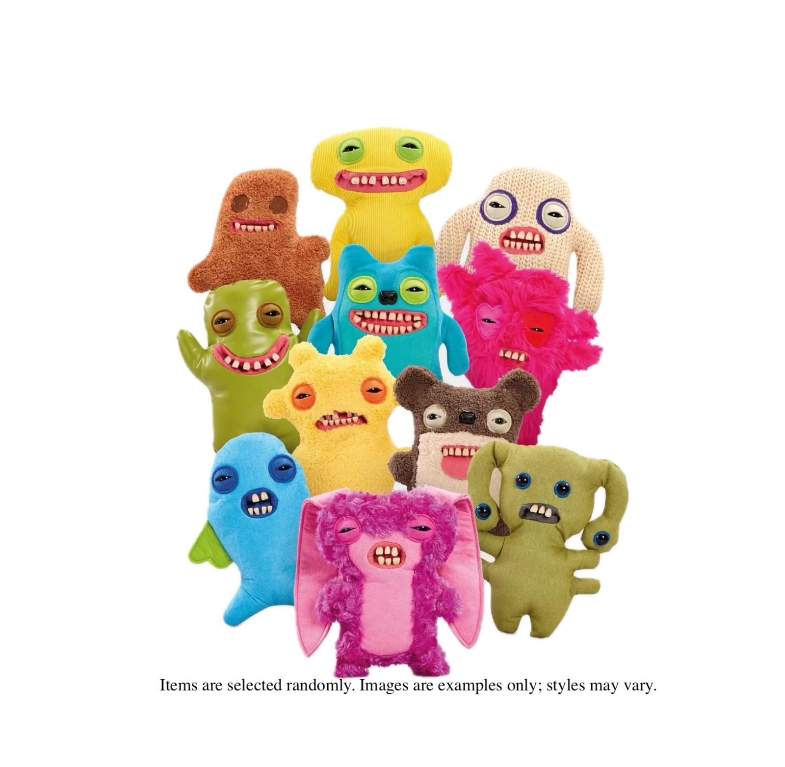 Fuggler набор из 3 игрушек ZURU Funny Ugly Monster Plush Toy, 9 Inch