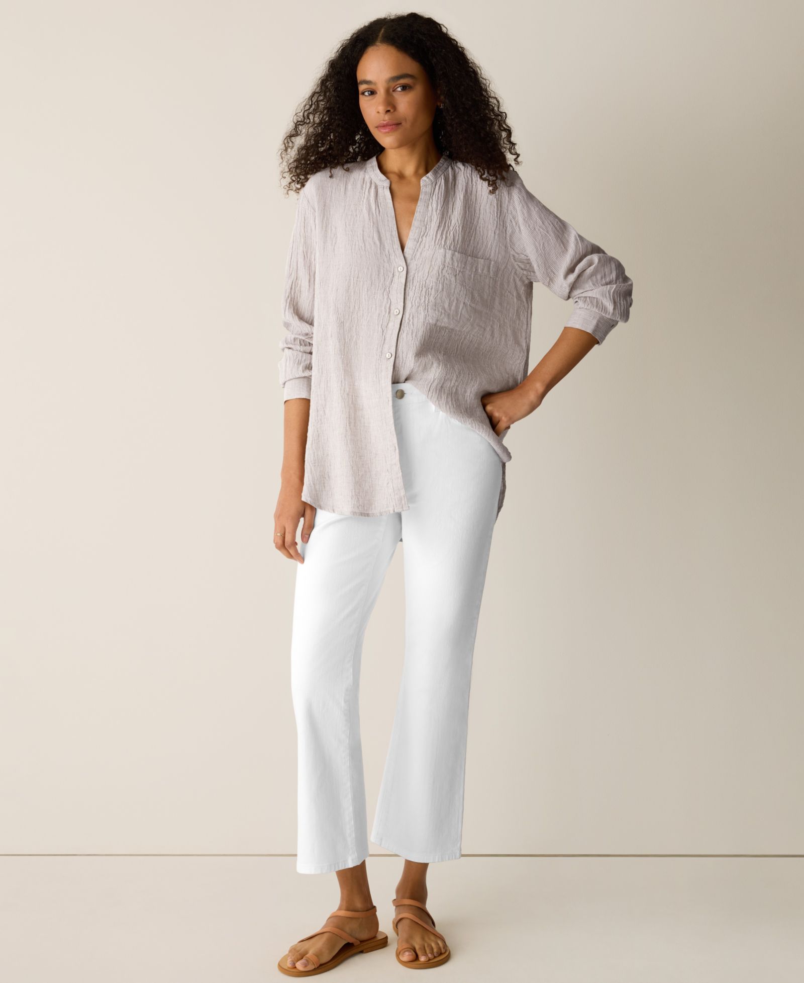 Eileen Fisher Women's Slim Ankle Jeans