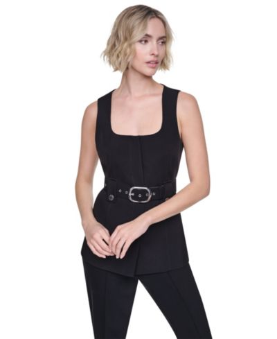 Женский жилет DKNY с поясом