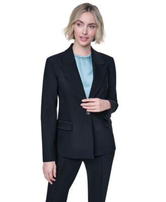 Женский однобортный блейзер DKNY Tech Sport с длинным рукавом