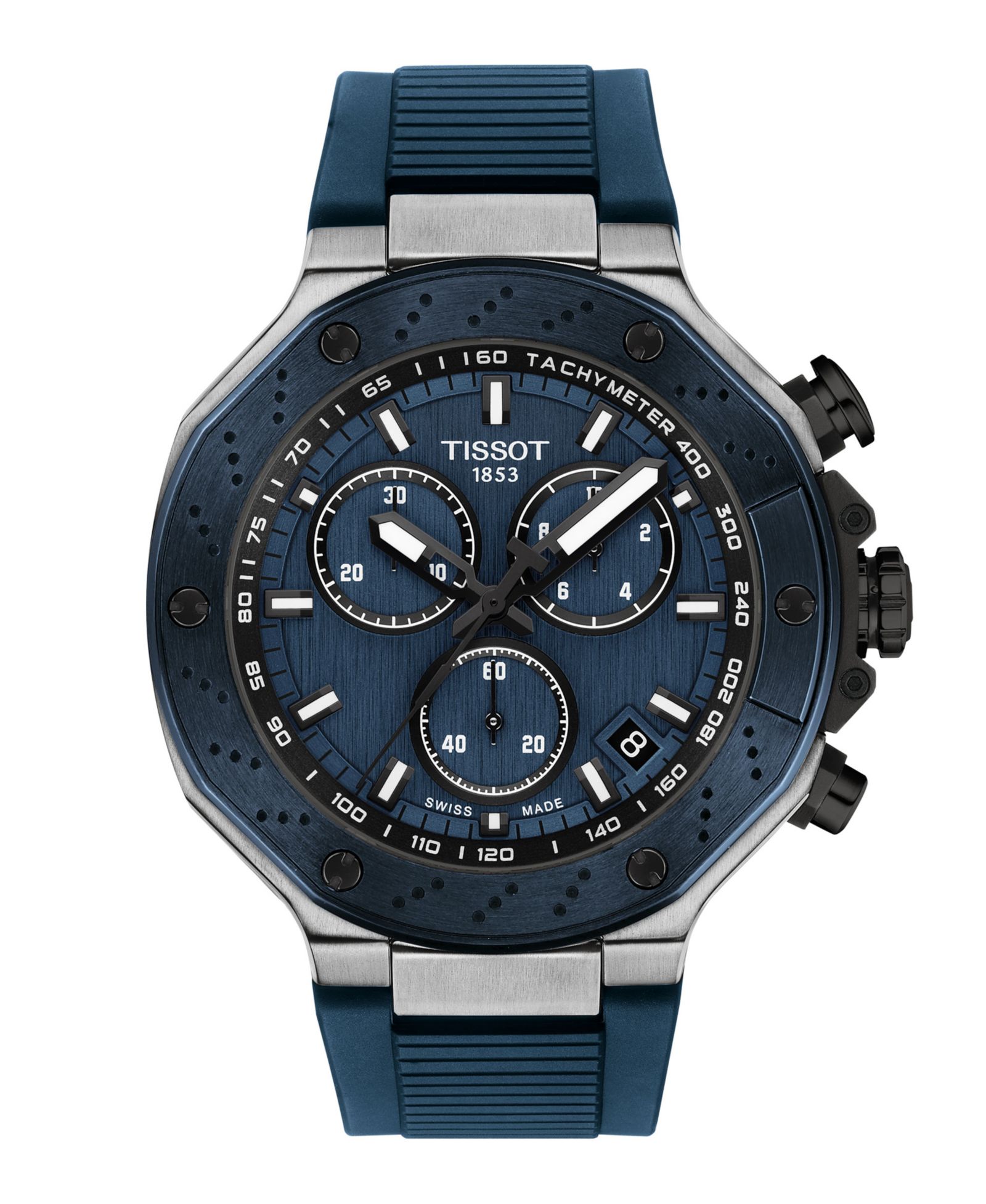 Мужские часы Tissot T-Race Quartz Chronograph из нержавеющей стали, 45mm