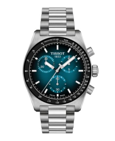 Tissot Мужские кварцевые хронограф часы из нержавеющей стали, 40mm