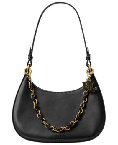 Lauren Ralph Lauren кожаная сумка на плечо Marcy Medium