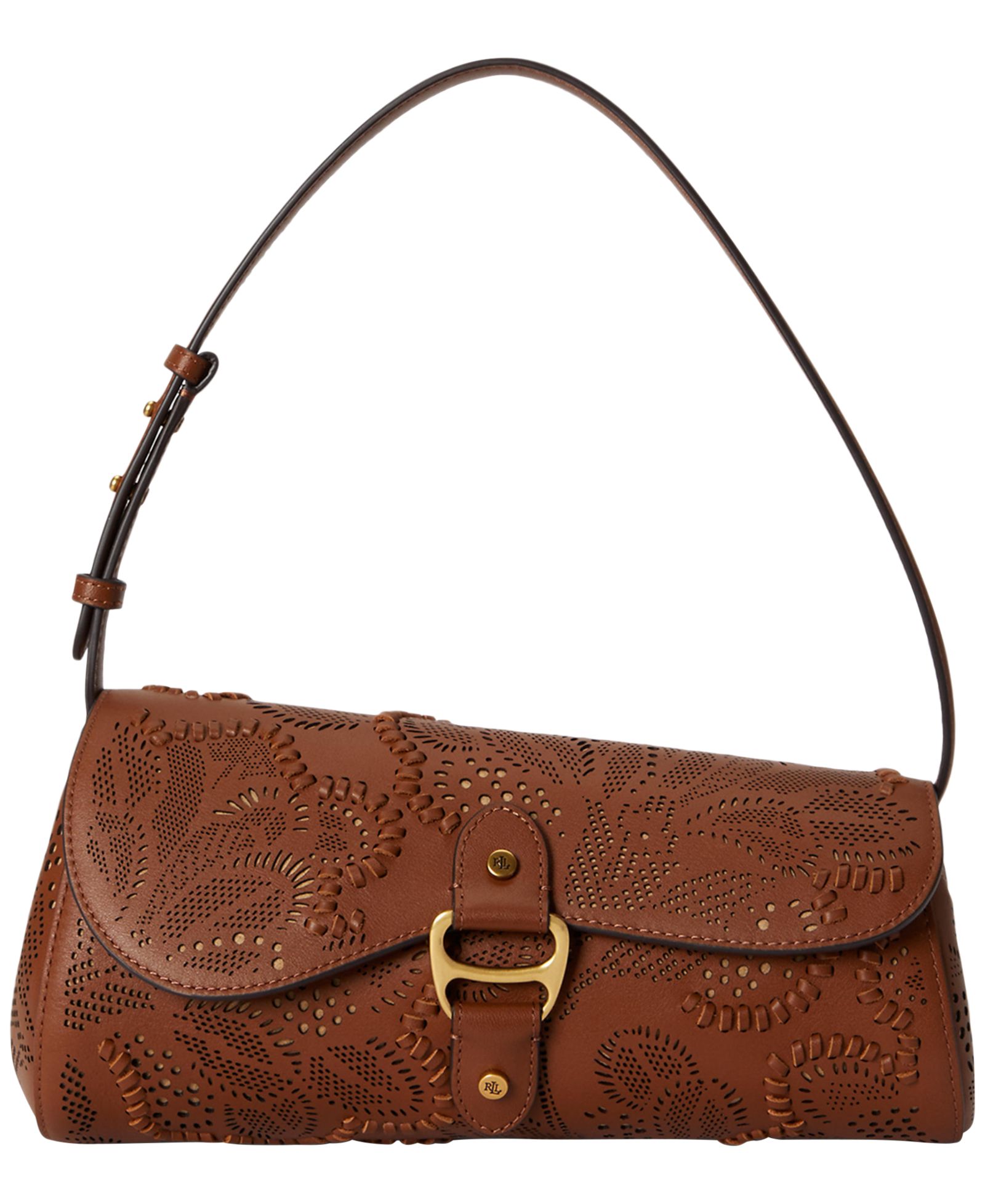 Сумка Lauren Ralph Lauren Tasha Medium Floral Tooled Leather