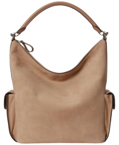 Lauren Ralph Lauren Blaike Large Suede Shoulder Bag