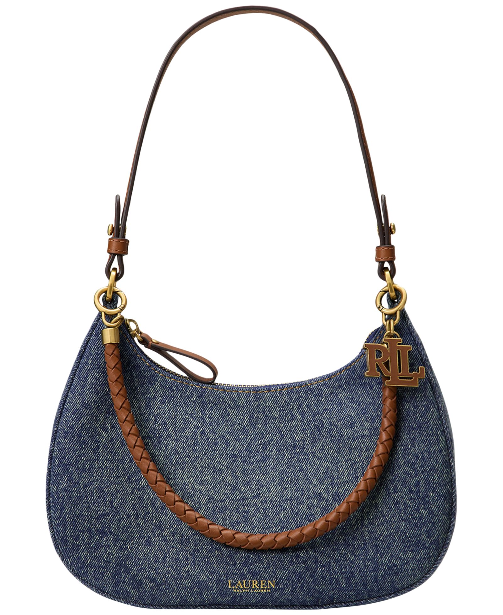 Сумка через плечо Lauren Ralph Lauren Marcy Medium Denim Zip
