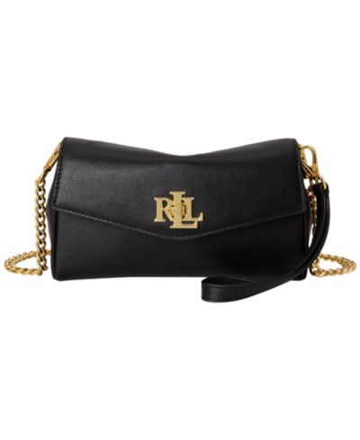Lauren Ralph Lauren Кожаный клатч-кроссбоди Turnlock Leather Wristlet