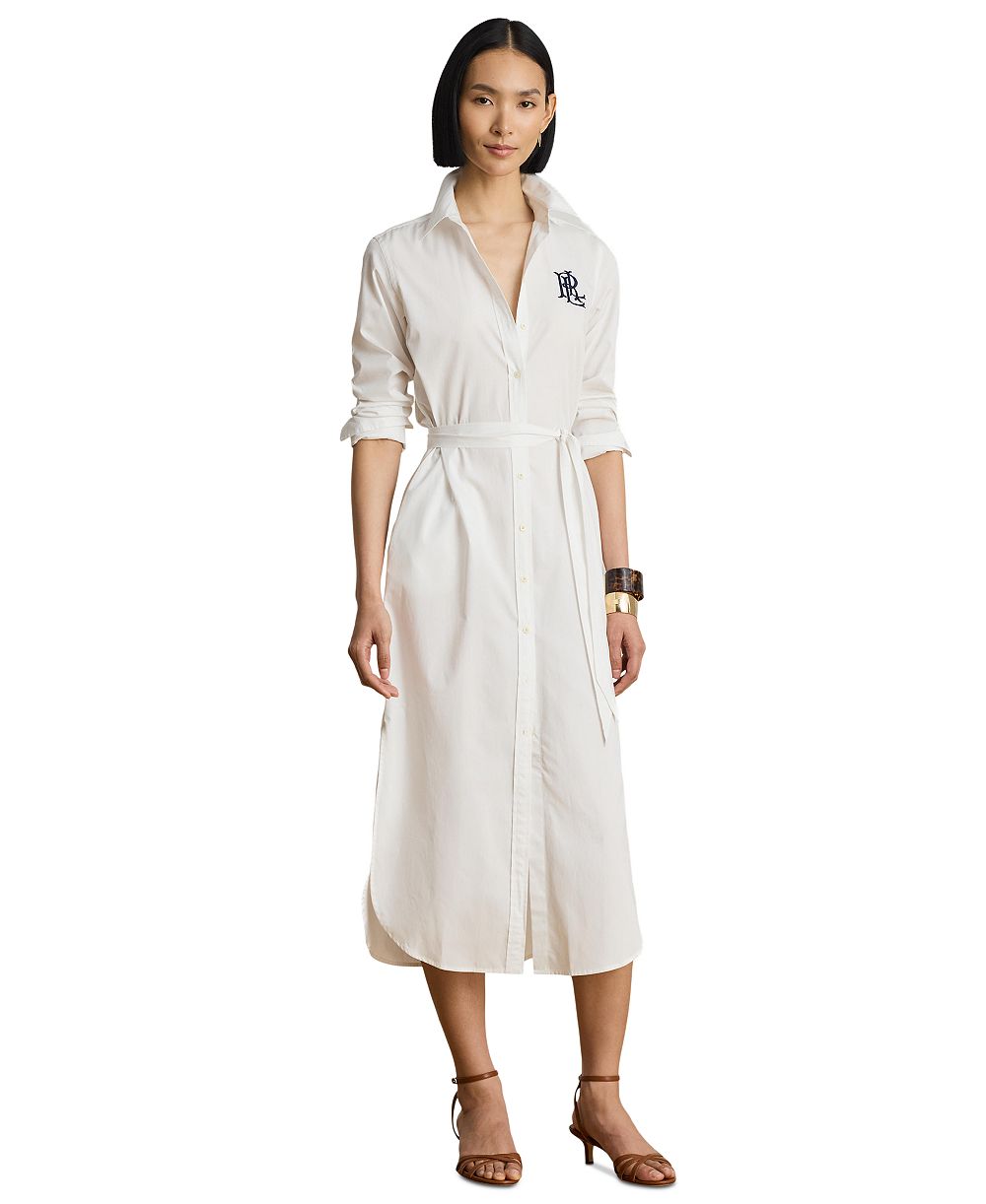 Lauren Ralph Lauren Women's Button-Down Collared Dress