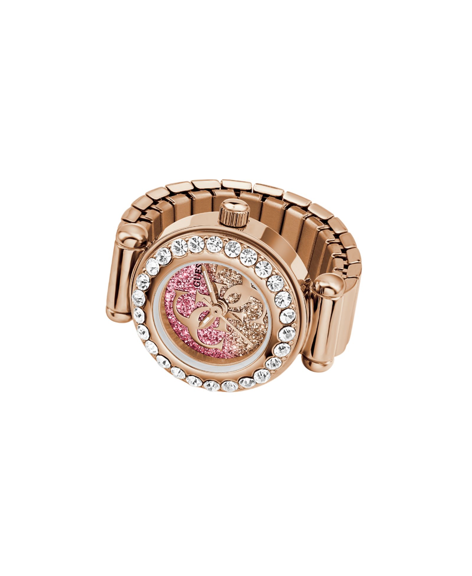 GUESS Женские аналоговые наручные часы, Rose Gold, 18mm
