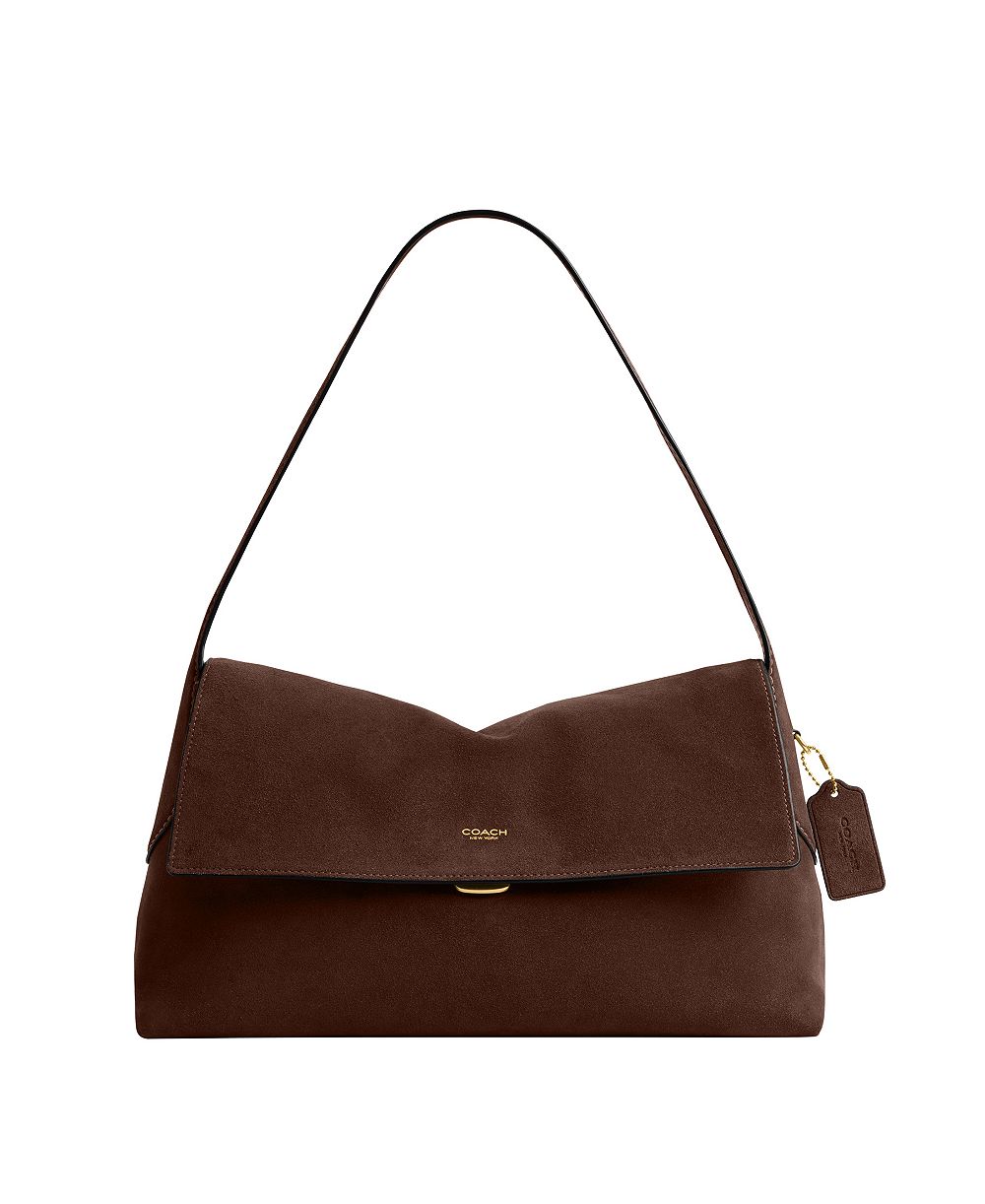 COACH Chelsea Large Suede Shoulder Bag 36