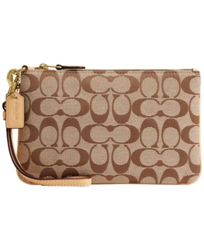 Essential Small Signature Jacquard Wristlet