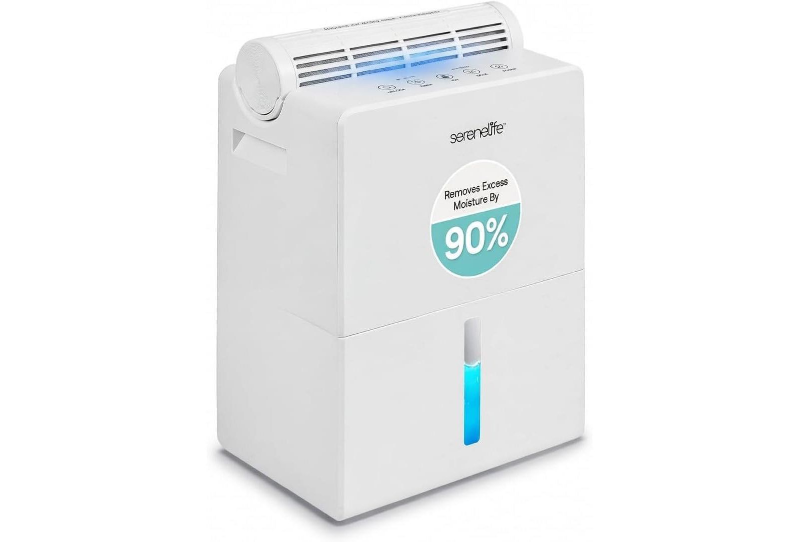 Осушитель воздуха SereneLife 91oz для дома, с таймером и режимом сна