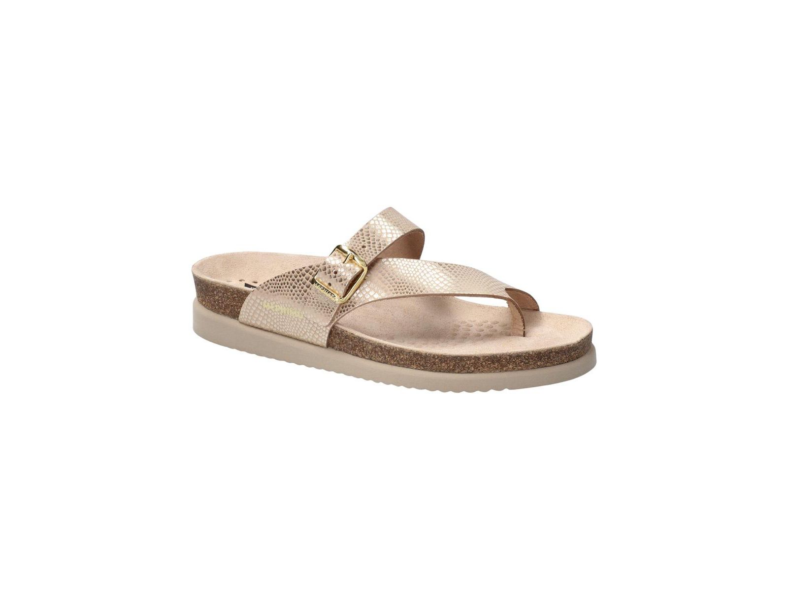 MEPHISTO Женский Helen Metallics Sand Havana Leather Sandal