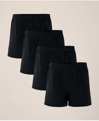 Pact Men's Everyday Knit Boxer 4-Pack Made With Organic Cotton