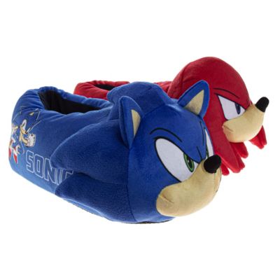 Sonic The Hedgehog Kids' Slippers Lightweight, Plush, and Warm House Shoes