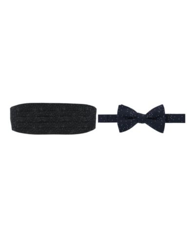 TRAFALGAR Мужской Mystere Metallic Star Light Cummerbund и Bow Tie bundle