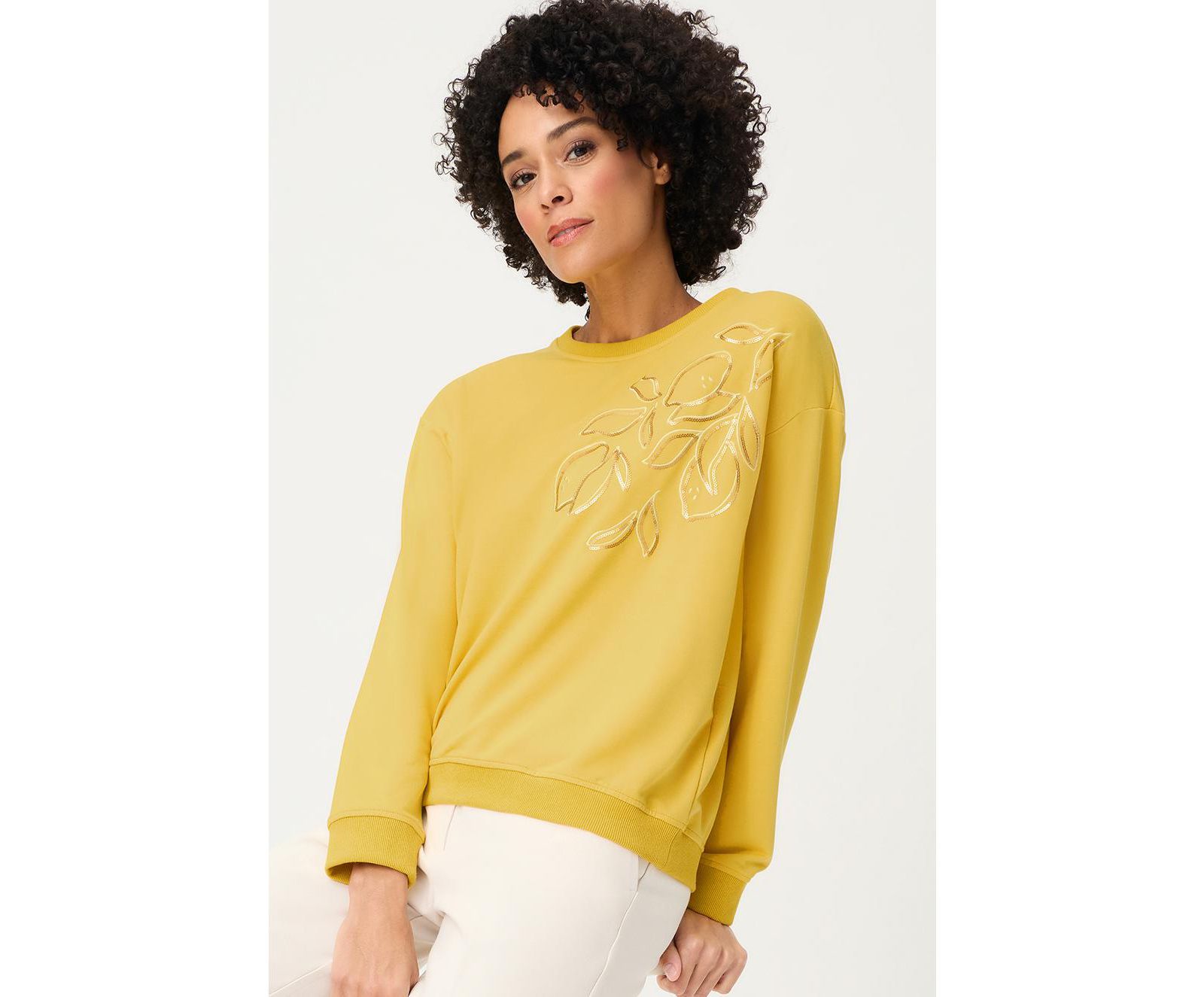Olsen Women's Embellished Jersey Top