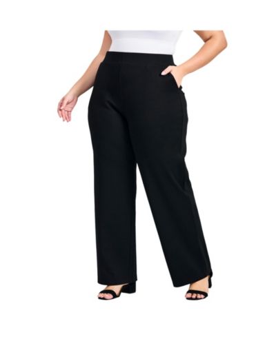 AVENUE Женские брюки Plus Size Zoe Ponte Straight Leg
