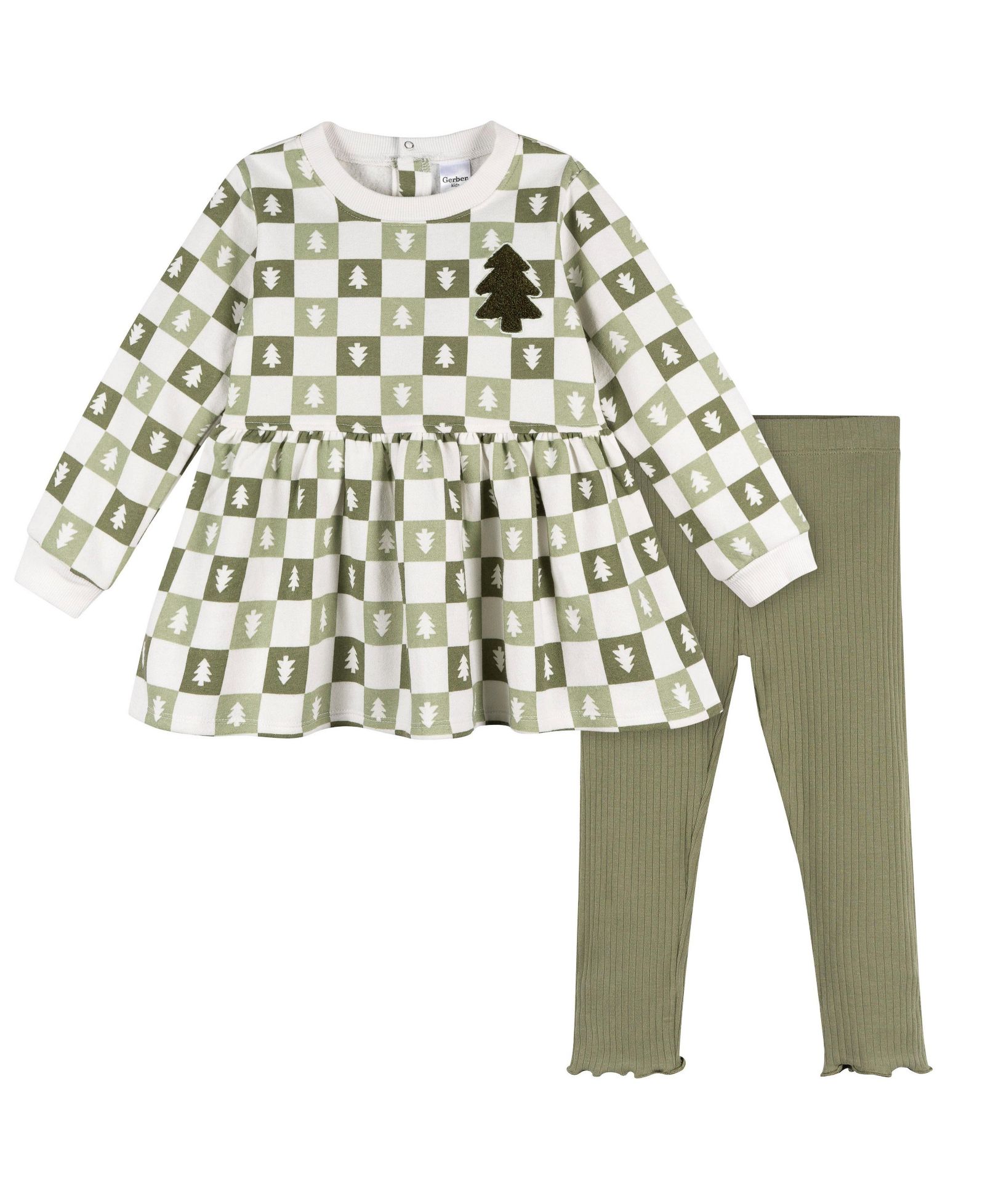 Комплект из платья и леггинсов Gerber для девочек 2-Piece Dress and Legging